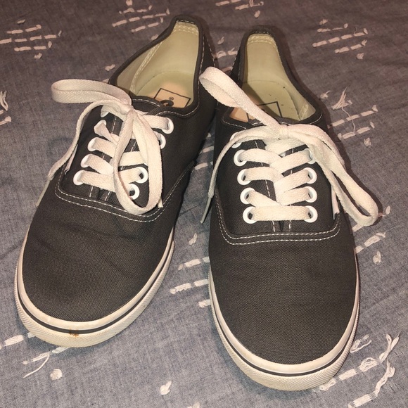 Vans Shoes - Grey Women’s Authentic Vans